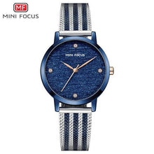 Load image into Gallery viewer, New Women Fashion Watches Luxury Quartz Waterproof Wrist Watch Gold Stainless Steel Mesh Elegant Design For Women