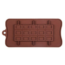 Load image into Gallery viewer, New Silicone Chocolate Mold Triangular Baking Tools Non-Stick Silicone Cake Mould Jelly Candy 3D Molds Kitchen Accessories Break Apart Chocolate Molds Silicone Deep Candy Bar Molds Silicone Shapes