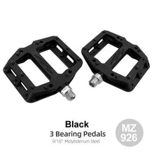 Load image into Gallery viewer, Ultralight Seal Bearings Bicycle Bike Pedals Cycling Nylon Road Pedals Flat Platform Bicycle Parts Accessories Mountain Bike Pedals Ultra Strong Machined Bicycle Flat Alloy Pedals Non-Slip