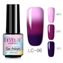 Load image into Gallery viewer, New 2022Fashion Womens 3-layers Color Changing Gel Nail Polish Long Lasting UV Chameleon Popular Colorful Design For Womens and Girls