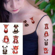 Load image into Gallery viewer, Luxury Different Waterproof Temporary Tattoo Sticker Snake Flower Fake Tattoo Body Art Adult Fashion Stickers For Womens Mens