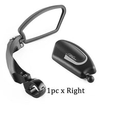 Load image into Gallery viewer, Stainless Steel Bicycle Lens Mirror Handlebar Side Safety Rear View Mirror Road Bike Cycling Rearview Mirrors Blast-Resistant Adjustable Bike Rearview Mirror With Large Lens Bicycle Mirrors For Handlebars