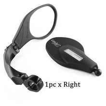 Load image into Gallery viewer, Stainless Steel Bicycle Lens Mirror Handlebar Side Safety Rear View Mirror Road Bike Cycling Rearview Mirrors Blast-Resistant Adjustable Bike Rearview Mirror With Large Lens Bicycle Mirrors For Handlebars