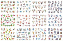 Load image into Gallery viewer, Pop Art Nail Stickers Sexy Girl Designs Comics Water Transfer Decals Manicure Lips Nail Art Decorations Slider Nail Art Stickers Decals Nail Art Supplies Valentines Day 3D Self-Adhesive Nail Decorations Accessories Women Girls Manicure Decorations