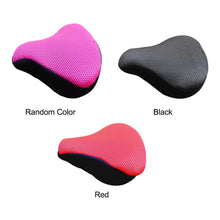 Load image into Gallery viewer, Cushion Replacement Pad Bike Saddle Racing 3D Mesh Anti-Slip Thickened Bicycle Seat Cover Soft Bike Seat Pad Comfort Road Bicycle Seat Covers Spin Bike Cycling Seat Cushions Indoor Outdoor Saddle