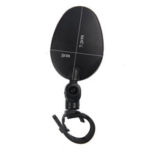 Load image into Gallery viewer, Bicycle Rearview Mirror Universal Handlebar Rearview Mirror 360 degree Rotate Rear View For Bike Bicycle Cycling Accessories Bicycle Rear Adjustable Rearview Mirror 360° Rotatable Rear-View Mirrors Handlebar Mounted Glass Mirror Universal Rearview