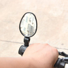Load image into Gallery viewer, Bicycle Rearview Mirror Universal Handlebar Rearview Mirror 360 degree Rotate Rear View For Bike Bicycle Cycling Accessories Bicycle Rear Adjustable Rearview Mirror 360° Rotatable Rear-View Mirrors Handlebar Mounted Glass Mirror Universal Rearview