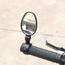 Load image into Gallery viewer, Bicycle Rearview Mirror Universal Handlebar Rearview Mirror 360 degree Rotate Rear View For Bike Bicycle Cycling Accessories Bicycle Rear Adjustable Rearview Mirror 360° Rotatable Rear-View Mirrors Handlebar Mounted Glass Mirror Universal Rearview
