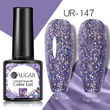 Load image into Gallery viewer, Popular 2022 Modern New Elegant Silver Purple Nail Gel Polish 7.5ml UV Manicuring Elegant Glossy Colororful Stylish Nail Design For Women