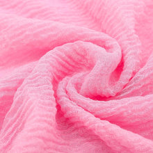 Load image into Gallery viewer, Light Soft Fashion Solid Scarf Crinkle Cotton Linen Wrap Shawl Hijab Muslim Woman Shawls Turban Islamic Clothing Head Wrap For Women