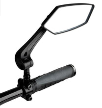 Load image into Gallery viewer, Bicycle Handlebar Rear View Mirror Bike Cycling Wide Range Back Sight Reflector Bicycle Rear View Mirror Adjustable Rotatable Bicycle Rear View Glass Mirror Wide Angle Acrylic Convex Safety Mirror For Mountain