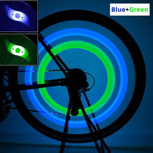 Load image into Gallery viewer, Bike Spoke Light Bicycle Wire Tyre Silicone LED Cycling Wheel Wire Warning Glowing Lamp Ultra Bright Waterproof Bicycle Spoke Lights Cycling Decoration Safety Warning Tire Strip Light