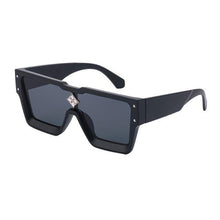 Load image into Gallery viewer, Oversized Square Rimless Shades UV400 Shape Sunglasses For Women New Fashionable New Big Frame Sun Glasses for Female New Latest Attractive Large Flat Top Eyewear For Unisex
