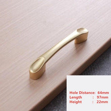 Load image into Gallery viewer, Handles Drawer Cabinet Furniture Kitchen Handles For Cabinet Knob Door Drawer Furniture Kitchen Pearl Golden Simplicity Hardware Pull Handles Modern Style T Bar Kitchen Cabinet Hardware Pulls