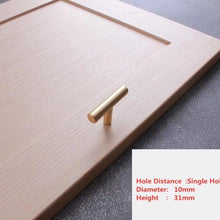 Load image into Gallery viewer, Handles Drawer Cabinet Furniture Kitchen Handles For Cabinet Knob Door Drawer Furniture Kitchen Pearl Golden Simplicity Hardware Pull Handles Modern Style T Bar Kitchen Cabinet Hardware Pulls