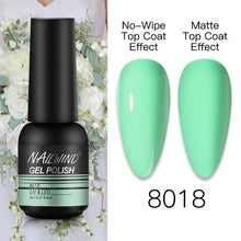Load image into Gallery viewer, NEW TREND Modern fashion Red Gel Nail Polish For Nails Permanent UV LED 8ml Matte Glossy High Quality Fashion Design For Women and Ladies