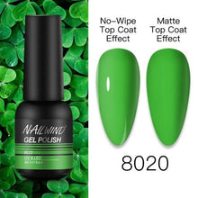 Load image into Gallery viewer, NEW TREND Modern fashion Red Gel Nail Polish For Nails Permanent UV LED 8ml Matte Glossy High Quality Fashion Design For Women and Ladies