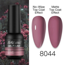 Load image into Gallery viewer, NEW TREND Modern fashion Red Gel Nail Polish For Nails Permanent UV LED 8ml Matte Glossy High Quality Fashion Design For Women and Ladies