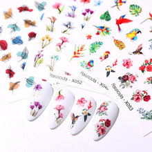 Load image into Gallery viewer, Nails Sticker Nail Art Decorations Flowers Leaves Decals Water Transfer Sliders Woman Face Fruit Foil Manicures Wraps Water Transfer Nail Decals Sticker For Pretty Girl Self-Adhesive Nail Decals Designer Nail Stickers for Acrylic Decal