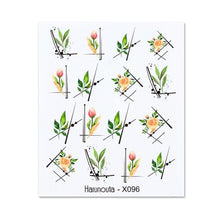 Load image into Gallery viewer, Nails Sticker Nail Art Decorations Flowers Leaves Decals Water Transfer Sliders Woman Face Fruit Foil Manicures Wraps Water Transfer Nail Decals Sticker For Pretty Girl Self-Adhesive Nail Decals Designer Nail Stickers for Acrylic Decal