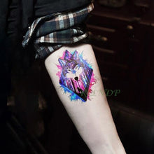 Load image into Gallery viewer, New Different Waterproof Temporary Tattoo Cute Fox Dog Luxury Animal Stickers Tattoo Colorful Modern Design For Adults Kids