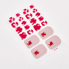 Load image into Gallery viewer, Full Beauty Loveliness Designed Manicure Valentines Nail Art Designer Nail Decals Kids Nails Art Decoration Nail Sticker Set French Tip Guides Stickers French Nail Stickers Form Fringe Guides for Decoration Stencil Tools