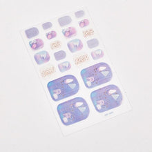 Load image into Gallery viewer, Full Beauty Loveliness Designed Manicure Valentines Nail Art Designer Nail Decals Kids Nails Art Decoration Nail Sticker Set French Tip Guides Stickers French Nail Stickers Form Fringe Guides for Decoration Stencil Tools