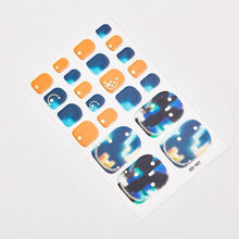 Load image into Gallery viewer, Full Beauty Loveliness Designed Manicure Valentines Nail Art Designer Nail Decals Kids Nails Art Decoration Nail Sticker Set French Tip Guides Stickers French Nail Stickers Form Fringe Guides for Decoration Stencil Tools