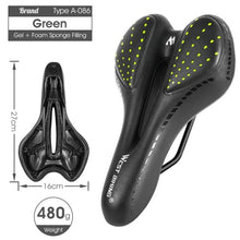 Load image into Gallery viewer, Bike Saddle Mountain Road Bike Seat PU Leather Gel Filled Cycling Cushion Comfortable Shockproof Bicycle Saddle Seat Cushion For Men Comfort Bike Saddle Anti-Slip Bicycle Saddle Waterproof Bicycle Seat For Mountain Bike Seat