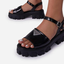 Load image into Gallery viewer, Platform Women's Sandals Summer Fashion Women Beach Classic Sandal Comfortable Beach Pool Platforms Sandals With Buckle Open Toe Ankle Strap Thick-Soled Casual Women's Shoes