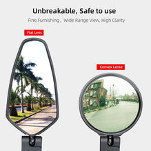 Load image into Gallery viewer, 1 Pair Bicycle Rear View Mirror Bike Cycling Wide Range Back Sight Reflector Angle Adjustable Left Right Mirrors Reflective Cycling Wide Angle 360D Rotation Mirror For Mountain Road Cycling Bicycle Electric Bike Mobility Scooter