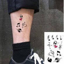 Load image into Gallery viewer, Waterproof Temporary Tattoo Lavender Stickers Butterfly Flower Luxury Small Tattoo For Body Arm