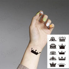 Load image into Gallery viewer, Waterproof Temporary Tattoo Lavender Stickers Butterfly Flower Luxury Small Tattoo For Body Arm