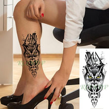 Load image into Gallery viewer, Black Waterproof Temporary Tattoo Sticker Different Design Colorful Fake Tattoo Arm Hand For Halloween Party Womens Mens
