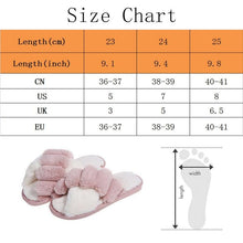 Load image into Gallery viewer, Elegant Warm Fluffy Slippers Women Faux Fur Indoor Floor Slides Flat Soft Furry Shoes Non Slip House Soft Plush Cozy House Shoes Furry Open Toe Indoor Outdoor Slip On Warm Winter Shoes