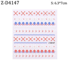 Load image into Gallery viewer, 5D Sweater Nail Sticker Acrylic Engraved Winter Charm Designs Beauty Cloth Christmas Patterns Nails Art Decoration Tools Nail Art Stickers Decor Tip Transfer Nail Decals Sticker For Pretty Girl Self-Adhesive Nail Decals Designer Nail Stickers