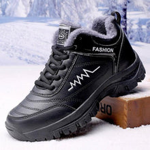 Load image into Gallery viewer, Winter Womens Mens Boots Shoes Plush Warm Sneakers Outdoor Waterproof Ankle Snow Boots Casual Leather Hiking Boots Outdoor Trekking Boot Mid Hiker Boot For Mens
