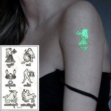 Load image into Gallery viewer, Fashion Luminous Sticker Tattoos Waterproof Temporary Different Luxury Tattoos For Womens Mens Kids