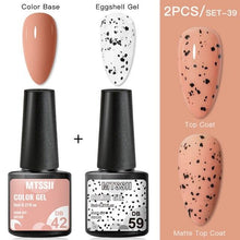 Load image into Gallery viewer, Luxury Gel Nail Polish Permanent Glossy Matte Egg Effect Elegant Stylish Eggshell Design For Women And Lady Nail Gel