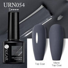Load image into Gallery viewer, Matte Pink Blue Gel Nail Polish Semi Permanent LED Nail Art Design Elegant Warm Colors For Womens
