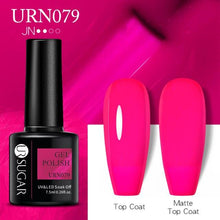 Load image into Gallery viewer, Matte Pink Blue Gel Nail Polish Semi Permanent LED Nail Art Design Elegant Warm Colors For Womens