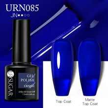 Load image into Gallery viewer, Matte Pink Blue Gel Nail Polish Semi Permanent LED Nail Art Design Elegant Warm Colors For Womens