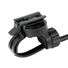 Load image into Gallery viewer, Bicycle Headlight Holder Front LED Lamp Buckle Quick Mount Release Helmet Adaptor Bracket Light Switch 360°Rotation Flashlight Mount Holder Bicycle Cycle Bike Front Torch Mount LED Headlight Holder Clip Clamp Rubber For Diameter Flashlight