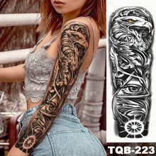 Load image into Gallery viewer, Full Women Man Realistic Waterproof Temporary Tattoo Tiger Stickers Luxury Big Design For Arm Thigh