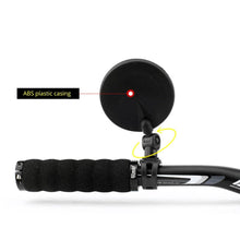 Load image into Gallery viewer, Bicycle Rearview Mirror Universal Handlebar Rearview Mirror 360 degree Rotate Rear View For Bike Bicycle Cycling Accessories Bicycle Rear Adjustable Rearview Mirror 360° Rotatable Rear-View Mirrors Handlebar Mounted Glass Mirror Universal Rearview