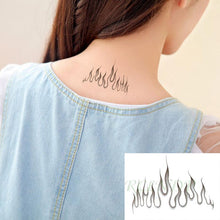Load image into Gallery viewer, New Waterproof Temporary Sticker Tattoo Flame Heart Star Element Body Art Cute Small Tattoos For Kids Womens