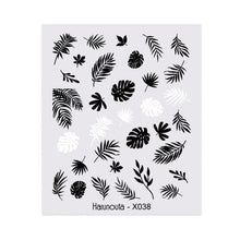 Load image into Gallery viewer, Summer Tropical Plants 3D Nail Sticker Iridescent Leaves Tree Transfer Decals Slider For Nails DIY Nail Art Decoration 3D Nail Stickers Decals Snowflakes Elk Bear Christmas Xmas Transfer Stickers Nail Art Self-Adhesive Decals Decoration Nail Art