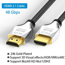Load image into Gallery viewer, 4K HDMI Cable HDMI 2.0 Ultra HD Audio Wire HDMI Splitter Digital Cord High Speed 18Gbps HDMI 2.0 Cable 4K HDR 2160P For TV Projector Laptops Gaming