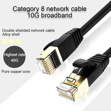 Load image into Gallery viewer, 2021 Super Fast CAT8 Ethernet Cable RJ45 Lan Cable FTP Network Cable For RJ45 Cat8 Compatible Patch Cord Modem Router Cable Ethernet High Speed For Router TV Set