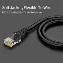 Load image into Gallery viewer, CAT6 Ethernet Cable LAN Cable Network Cable Gold Plated Laptop Router Cat6 Right Angle Ethernet Cable RJ45 Network Patch Cord Cable For Laptop Game Console